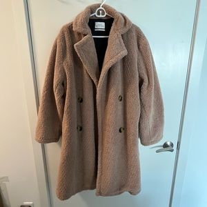 Urban Outfitters Fluffy Teddy Coat